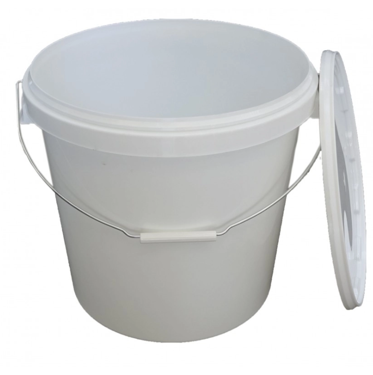 Kunststoffeimer 20 l mit Deckel - lebensmittelecht für Honig