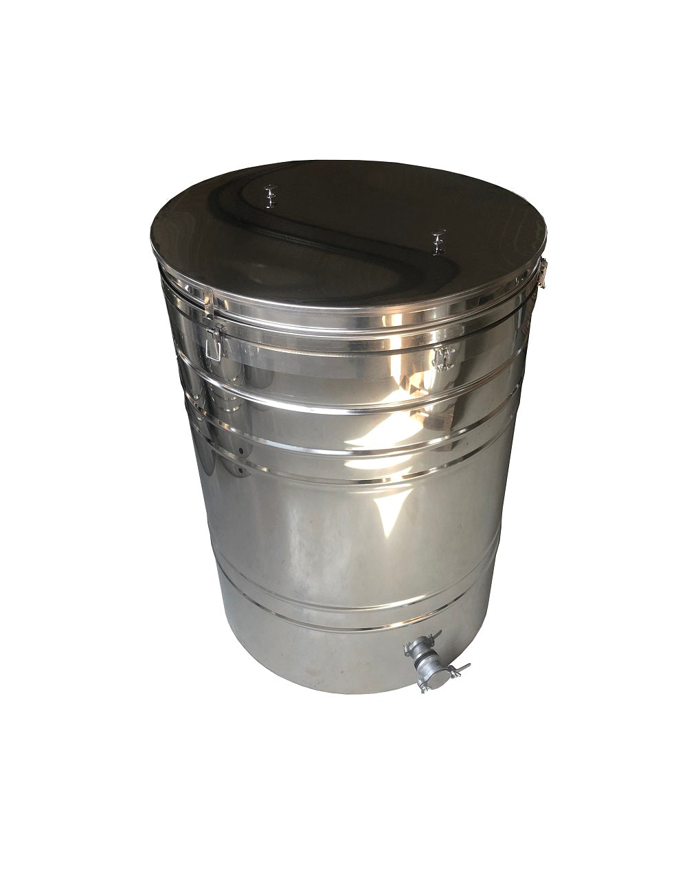 Abfüller mit Filter, 250 l (aus rostfreiem Edelstahl, Edelstahlhahn)