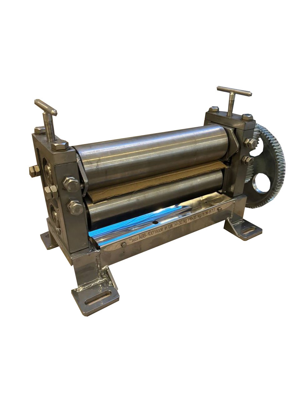 Glattwalzen für Wachsverarbeitung, Durchmesser 70 mm