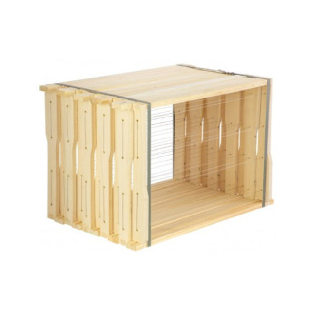 Styrofoam hive-Zander with hygienic floor (GREEN) - SET with 30 Zander-Hoffmann frames