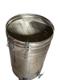Abfüller mit Filter, 150 l (aus rostfreiem Edelstahl, Edelstahlhahn)