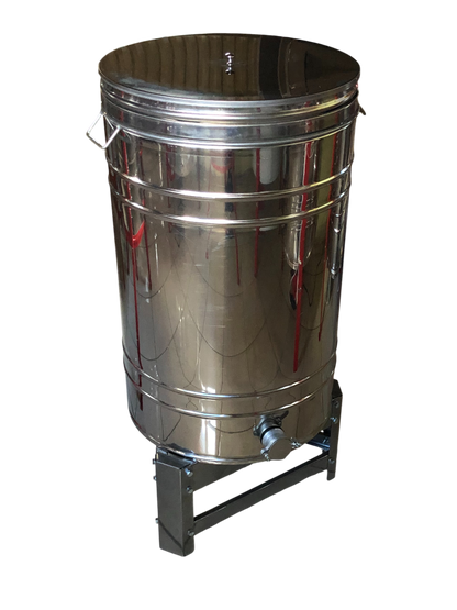 Abfüller mit Filter, 150 l (aus rostfreiem Edelstahl, Edelstahlhahn)