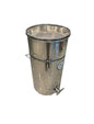 Abfüller mit Filter, 70 l (aus rostfreiem Edelstahl, Edelstahlhahn)