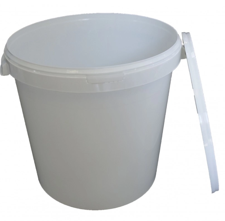 Kunststoffeimer 30l mit Deckel - lebensmittelecht für Honig