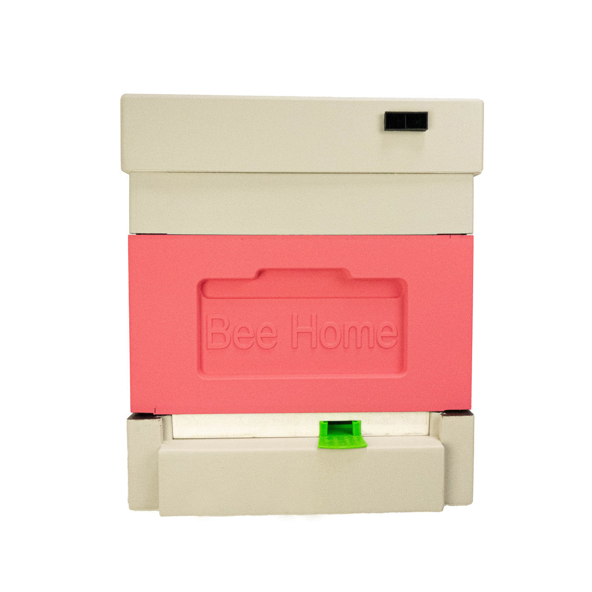 Styroporbeute für 4 Zander-Völker – Hygieneboden (rosa-grau)