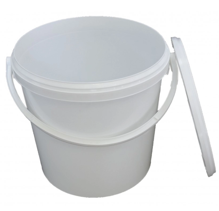 10,3 Liter Polypropylen Eimer mit Deckel