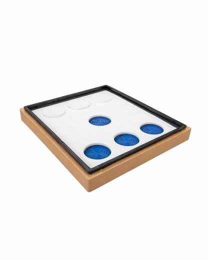 Bee Home Innendeckel aus Styropor für 10-Rähmchen-Beuten – Braun