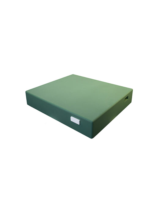 Styropor Hochdeckel lackiert -grün