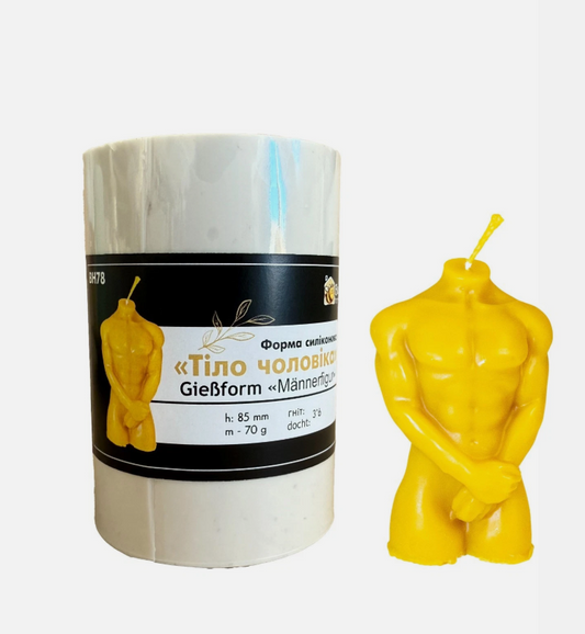 Silikon-Gießform „Männerfigur“