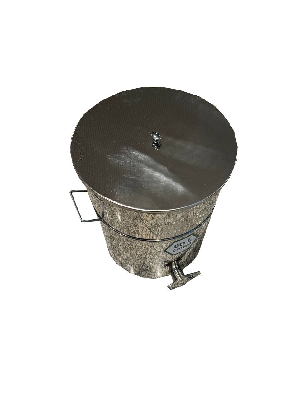 Abfüller 50 l (aus rostfreiem Edelstahl, Hahn aus Edelstahl)