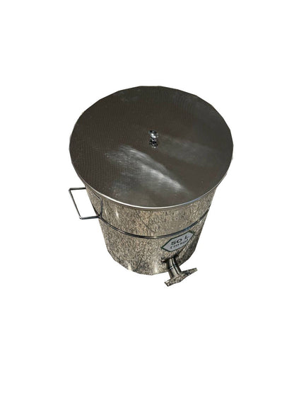 Abfüller 50 l (aus rostfreiem Edelstahl, Hahn aus Edelstahl)