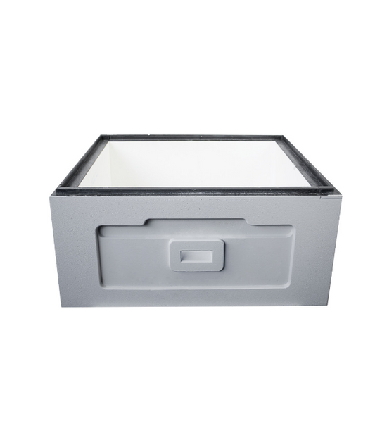 Zarge Styropor Zander 10 / DNM 12 – Bee Home – grau