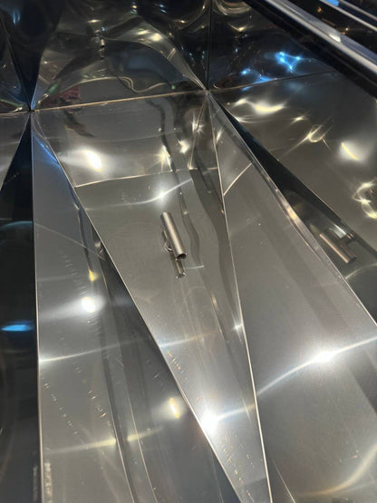 Wachsschmelztisch für Dampfgenerator mit flachem Korb (FB), mit Abdeckung - 1 Meter