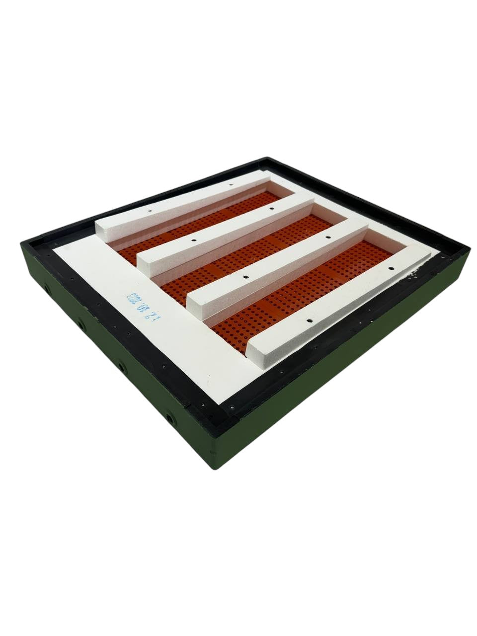 Hygienischer Pollenfallen-Boden aus Polystyrol Bee Home, grün lackiert