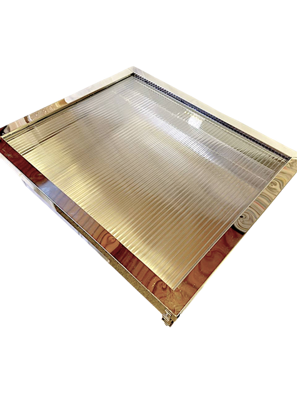 Sonnenwachsschmelzer aus Edelstahl für 2 Rähmchen (Polycarbonat )