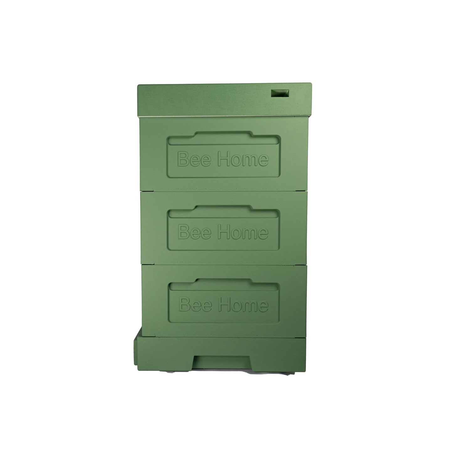 Bienenbeute; Styroporbeute für 10 Zander-,12 DNM-Rähmchen mit Hygieneboden(Grün)