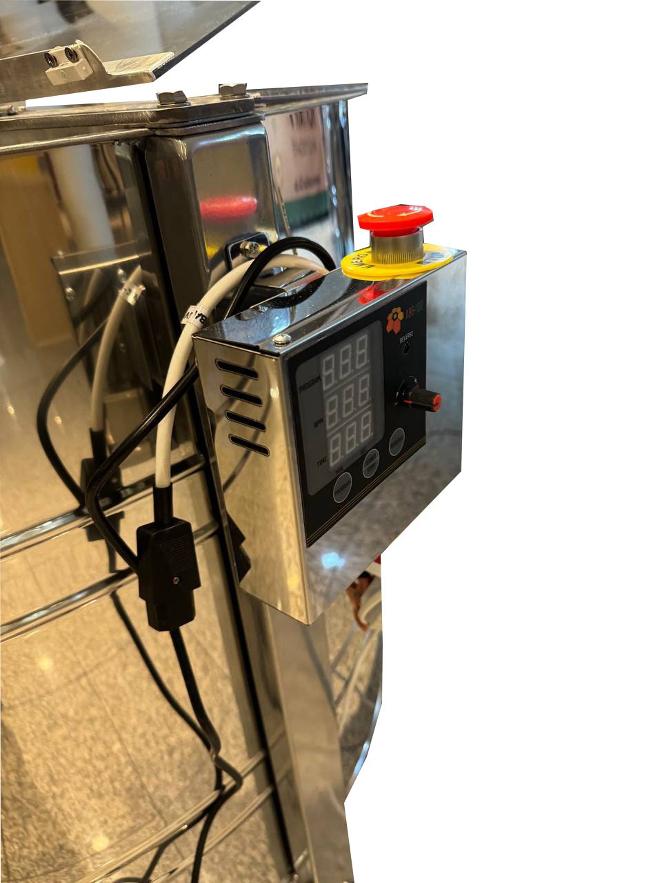 Automatische Honigschleuder für 8 Rähmchen mit selbstwendenden Kassetten