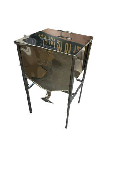 Wabenentdeckelungstisch 0,5 m mit Edelstahl-Halterung