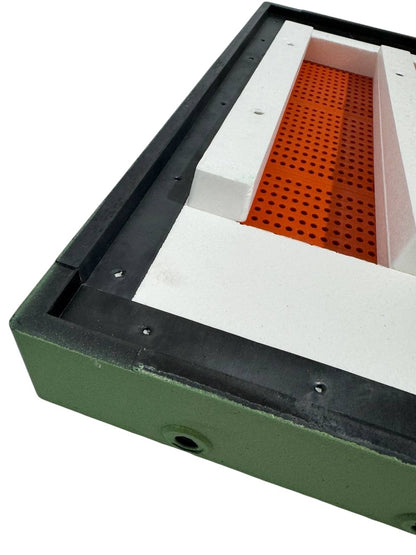 Hygienischer Pollenfallen-Boden aus Polystyrol Bee Home, grün lackiert