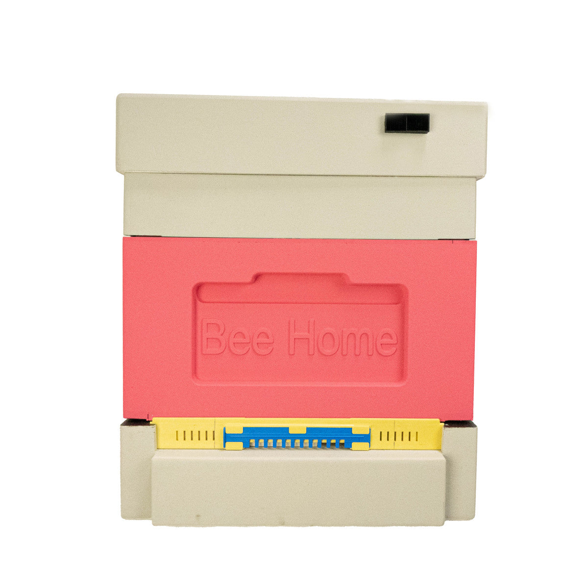 Styroporbeute für 4 Zander-Völker – Hygieneboden (rosa-grau)