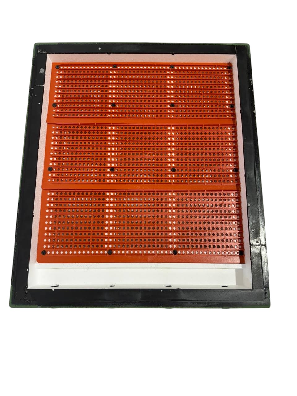 Hygienischer Pollenfallen-Boden aus Polystyrol Bee Home, grün lackiert