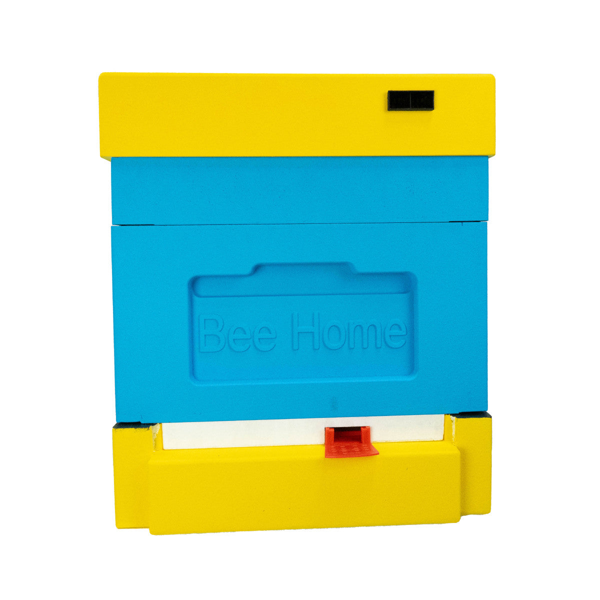 Styroporbeute mit Hygieneboden - für 4 Zander-Völker mit Hygieneboden(Gelb-Blau)