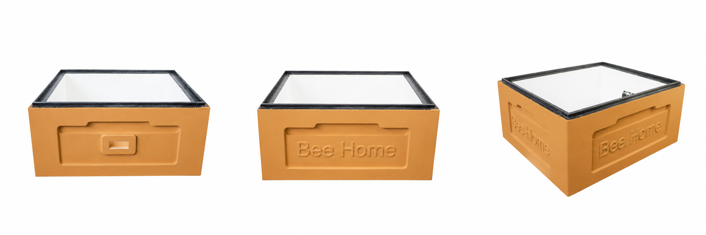 Bee Home Styrofoam bodies for 10 Zander or 12 DNM frames – blue