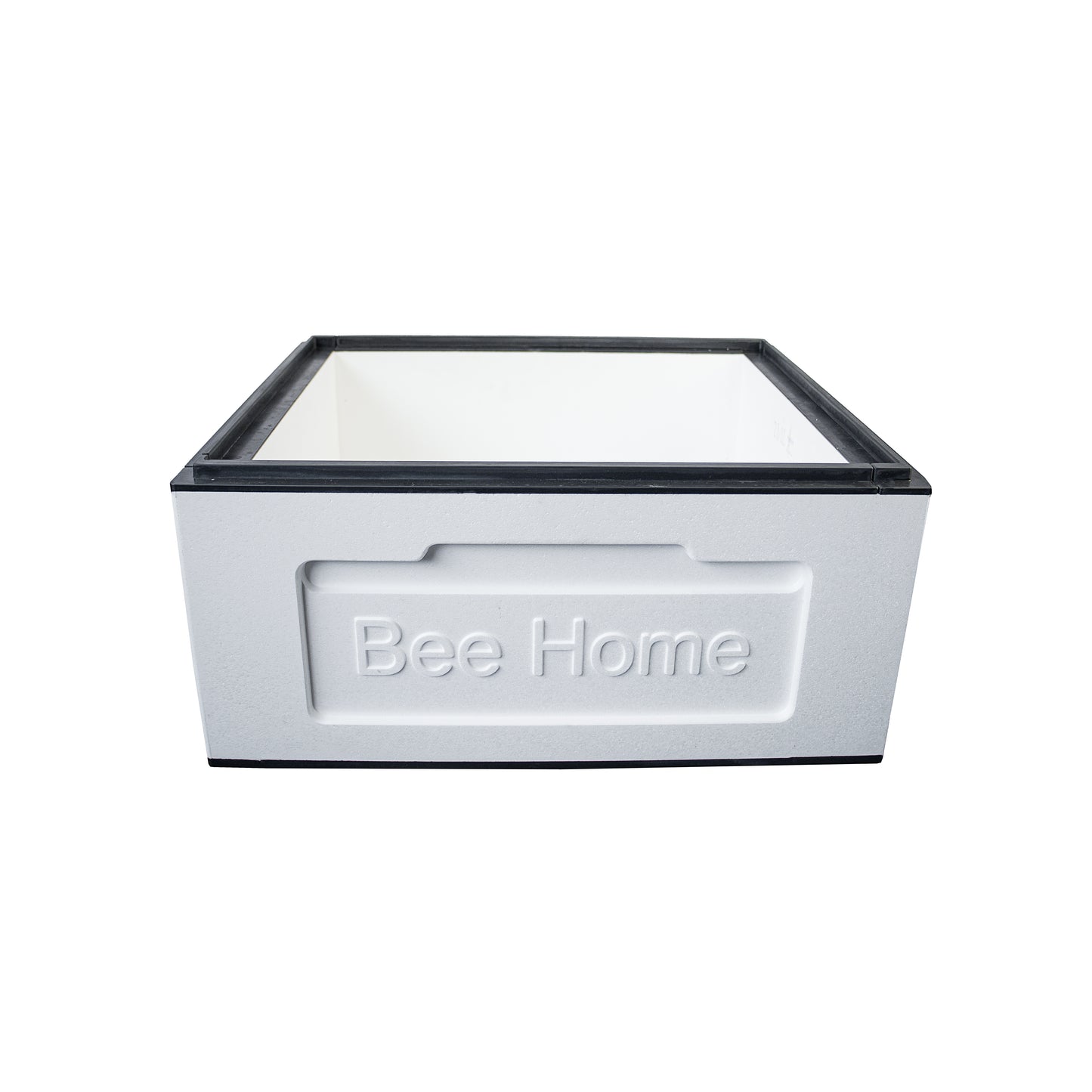 Bee Home Bienenbeute aus Styropor für 12 DNM-Rähmchen mit hohem Hygieneboden – Unlackiert
