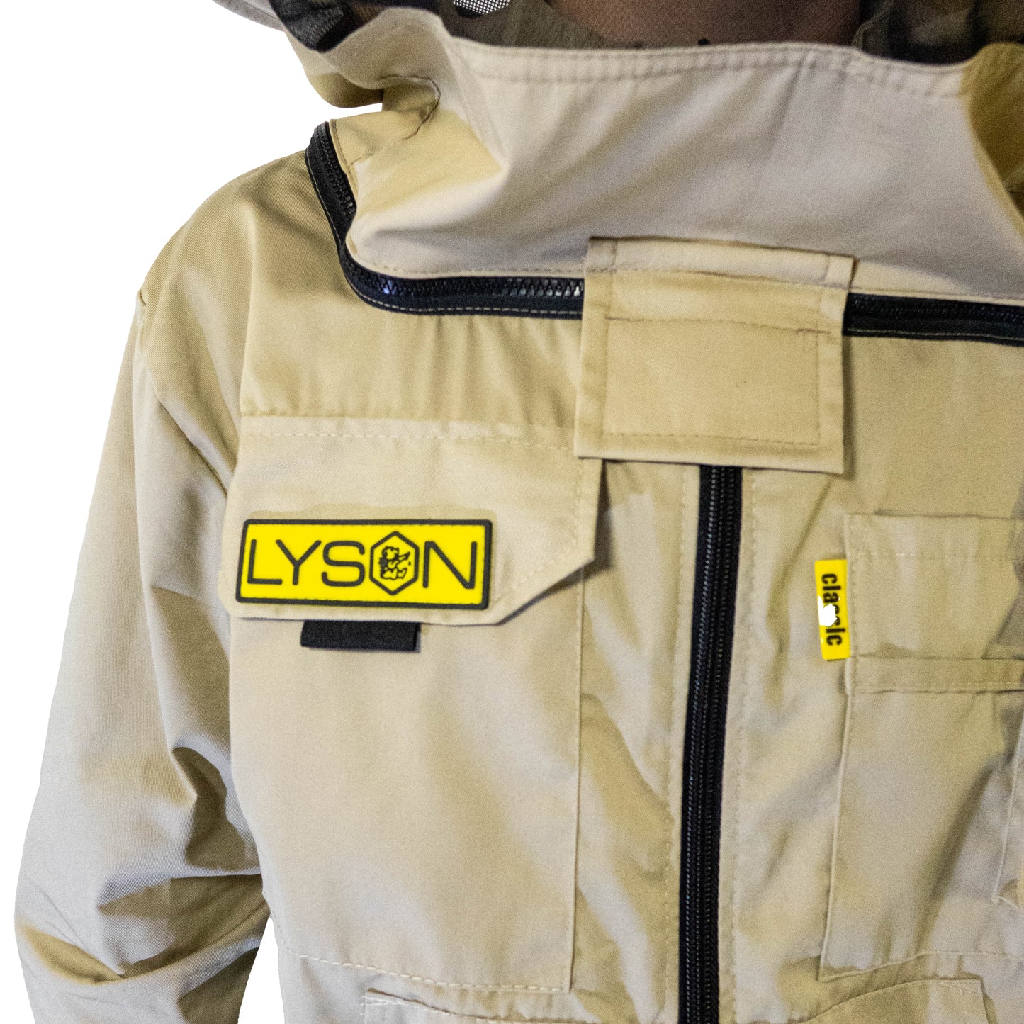 Imkerjacke mit Hut und Gesichtsschleier – Reißverschluss (Lyson)