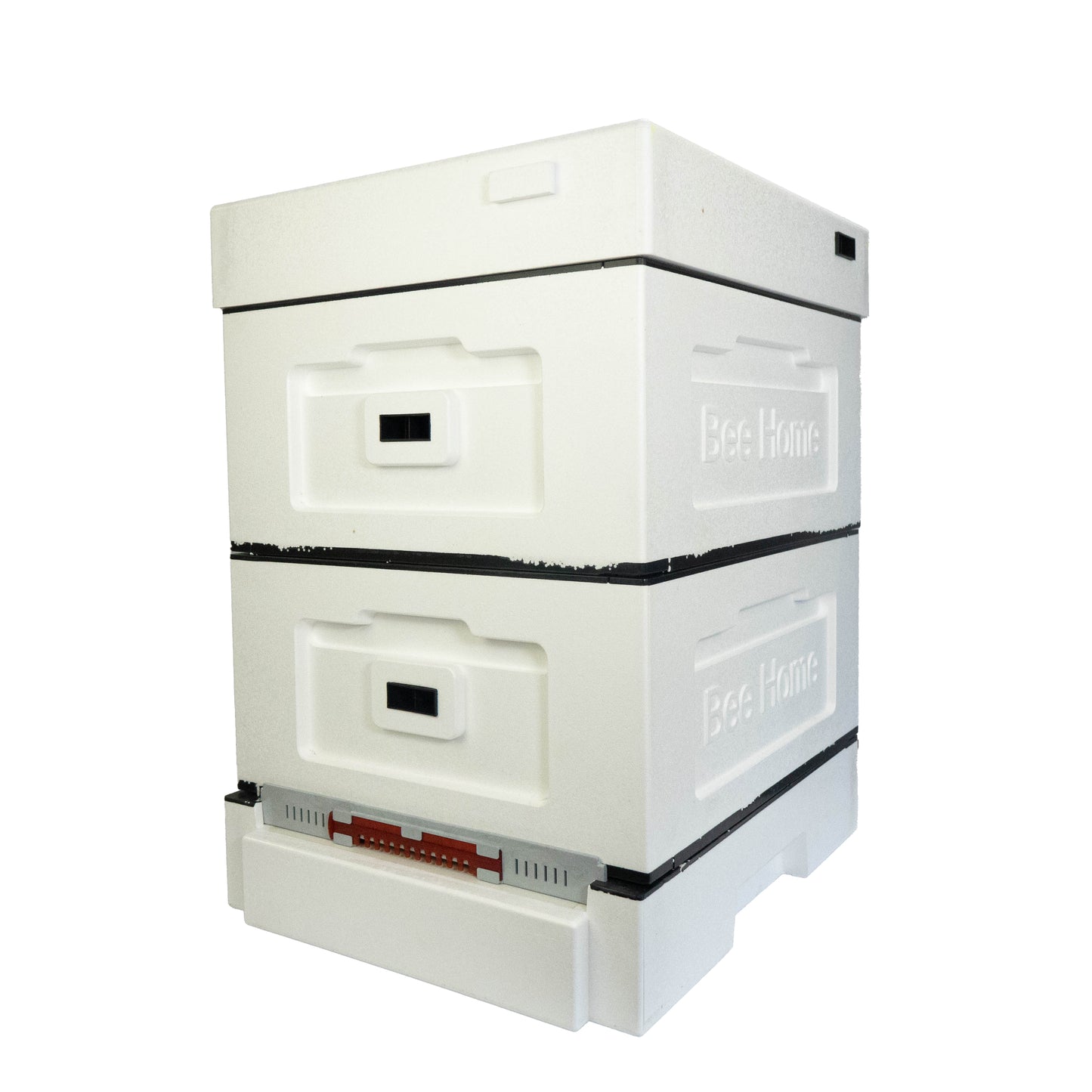 Bienenbeute aus Styropor mit zwei Zargen (Unlackiert)