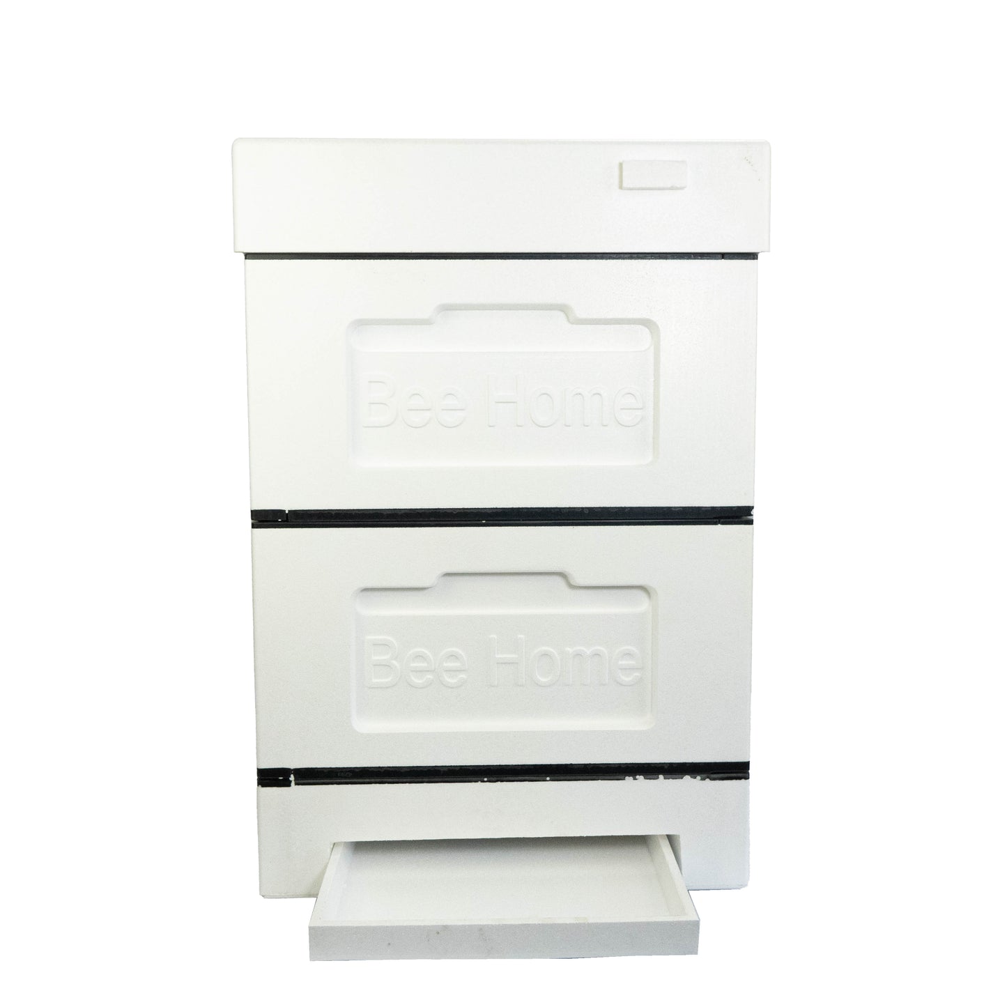 Bienenbeute aus Styropor mit zwei Zargen (Unlackiert)