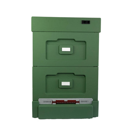 Bienenbeute aus Styropor mit zwei Zargen DNM,Zander  grün