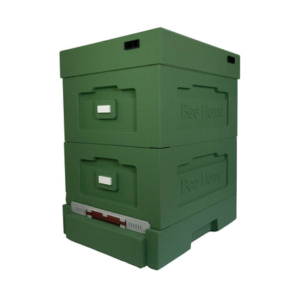 Bienenbeute aus Styropor mit zwei Zargen DNM,Zander  grün