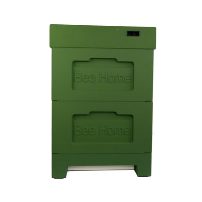 Bienenbeute aus Styropor mit zwei Zargen DNM,Zander  grün