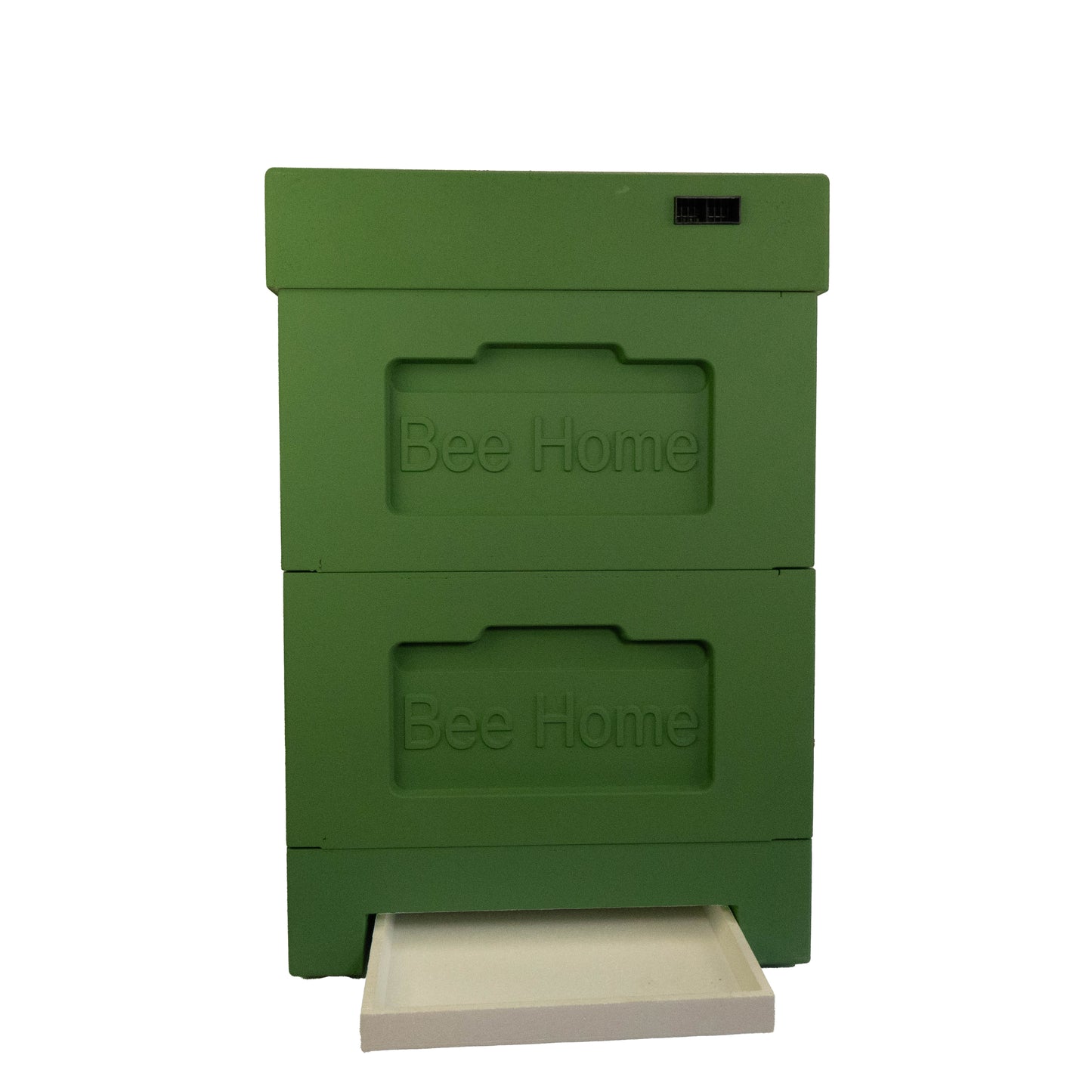 Bienenbeute aus Styropor mit zwei Zargen DNM,Zander  grün