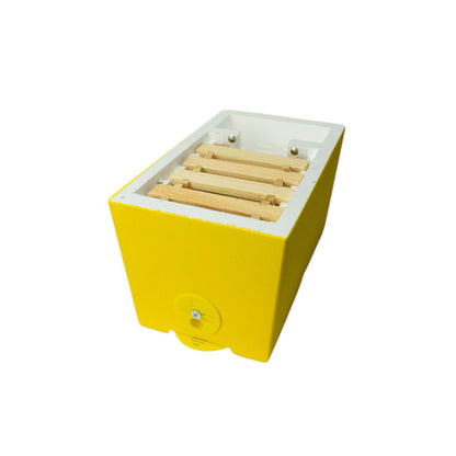 Teilen Kompakter Polystyrol-Bienenstock für die Königinnenzucht(GELB)