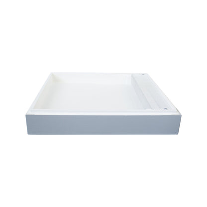 Bee Home Futterzarge aus Styropor – 5,5 L – grau
