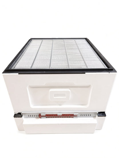 Bee Home Bienenbeuten-Set für 12 DNM-Rähmchen mit 2 Halbzargen, hohem Hygieneboden, DNM-Absperrgitter und Bienenflucht – Unlackiert