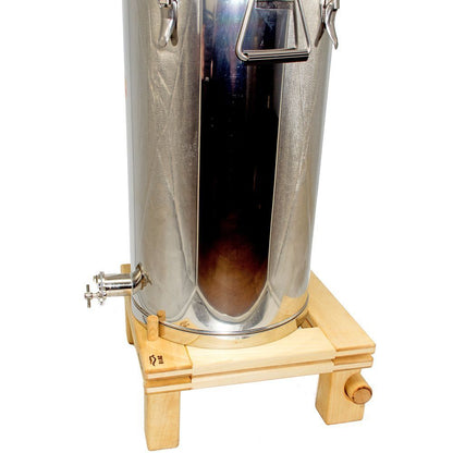 Abfühlknecht aus Niemholz/ Verstellbarer Ständer für Honigbehälter