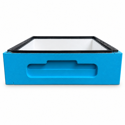 Blaue Bee Home Styropor-Halbzarge – Vorderansicht