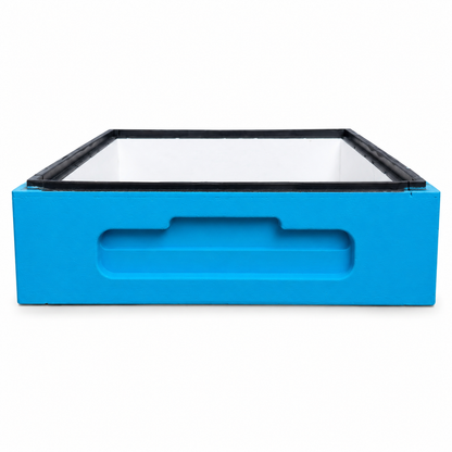 Blaue Bee Home Styropor-Halbzarge – Vorderansicht