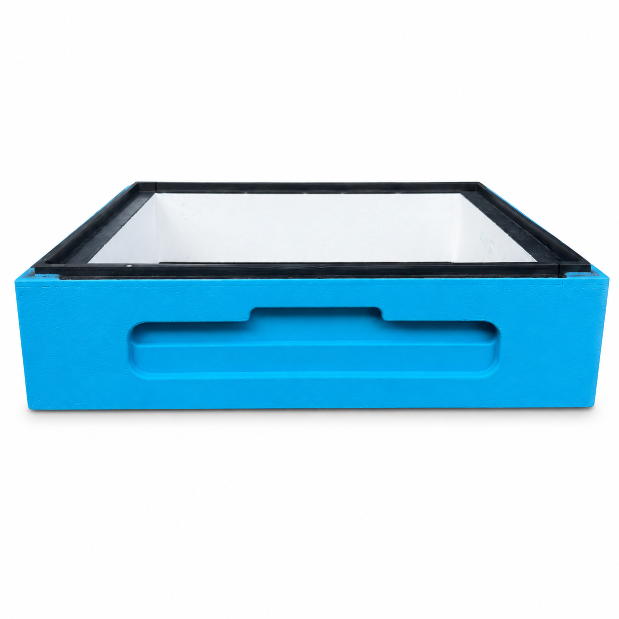 Blaue Bee Home Styropor-Halbzarge – Ansicht von oben