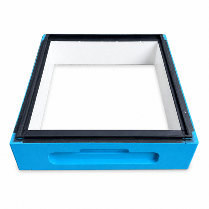 Blaue Bee Home Styropor-Halbzarge – Draufsicht
