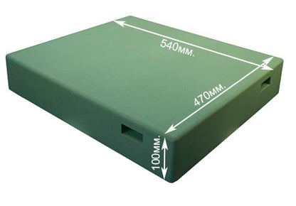 Styroporbeute-Zander mit Hygieneboden(GRÜN)-SET mit 30 Zander-Hoffmann Rähmchen