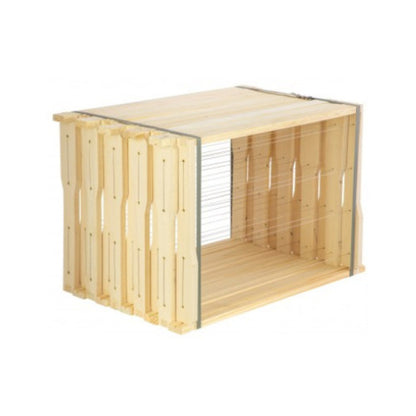 Styroporbeute-Zander mit Hygieneboden(GRÜN)-SET mit 30 Zander-Hoffmann Rähmchen