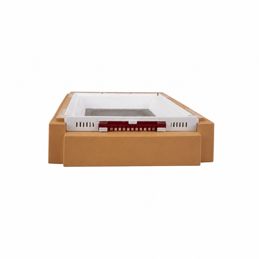 Bee Home Styropor Hygieneboden Braun für 10 Zander- oder 12 DNM-Rähmchen