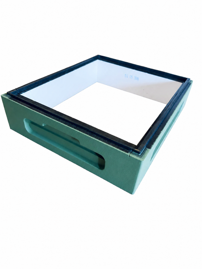Bee Home Styropor-Halbzarge – grün (für 10 Zander / 12 DNM Halbrähmchen)