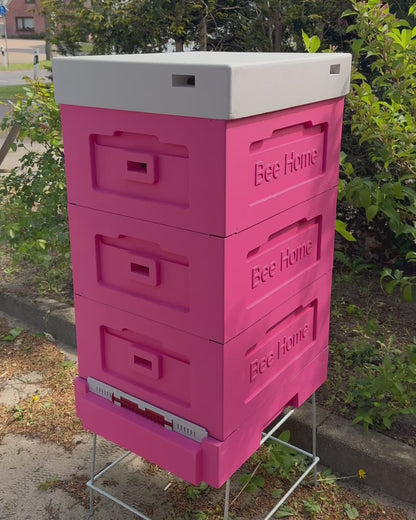 Bee Home Futterzarge aus Styropor – 5,5 L – rosa