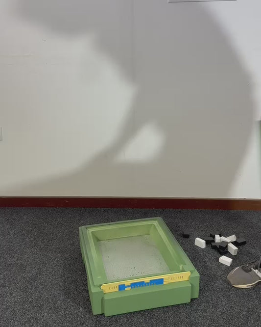 Beehive; Styrofoam hive for 10 Zander or 12 DNM frames with hygienic bottom board (green)
