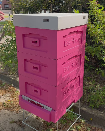 Bee Home Futterzarge aus Styropor – 5,5 L – grau